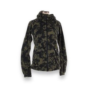 Lululemon Rise & Shine Jacket II Jumbo Mystic Jungle Fatigue Green Black Grey 2